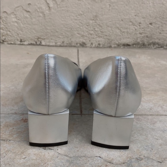 Zara New Metallic Mule Heels - Picture 9 of 16